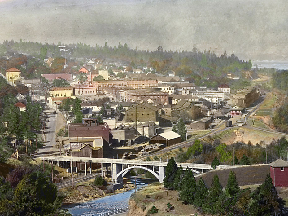 Hood River From East Side, circa 1920