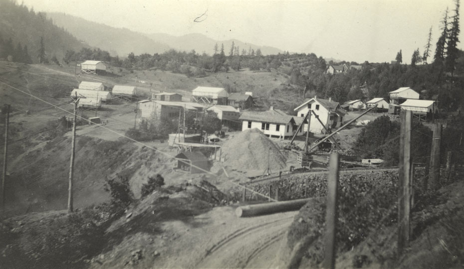 Construction Camp At Condit Dam