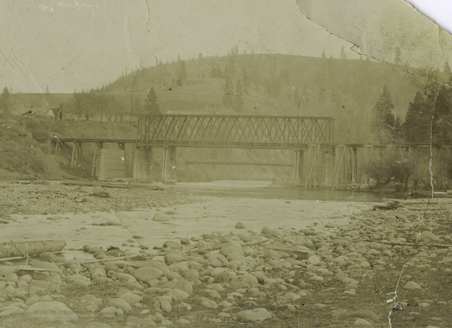 Railroad Bridge Across the Hood River, 1896
