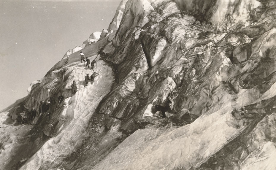 Climbers on Mt. Hood
