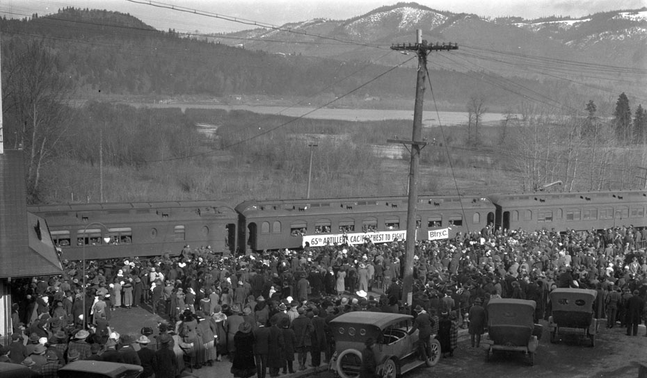 WWI Troop Train