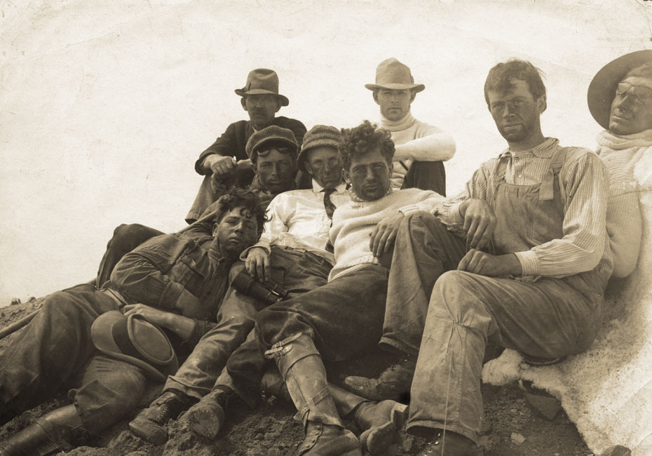 Mace Baldwin and Climbing Party, Circa 1920
