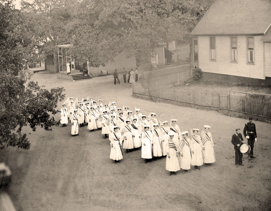 Women’s Drill Team, circa 1898