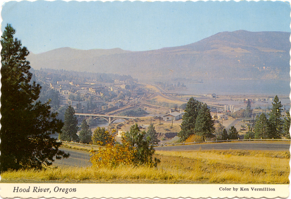 Hood River from East Side, 1960’s