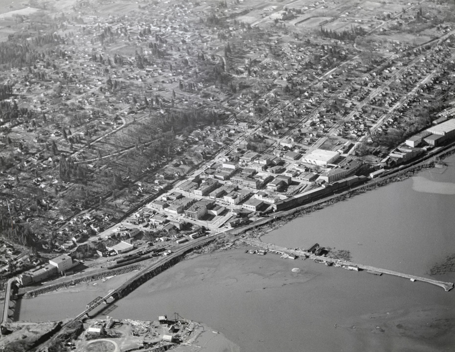 Hood River Aerial View