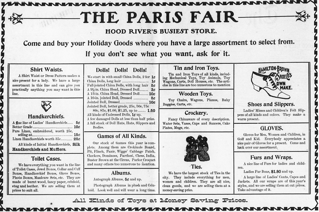 Christmas Shopping at the Paris Fair