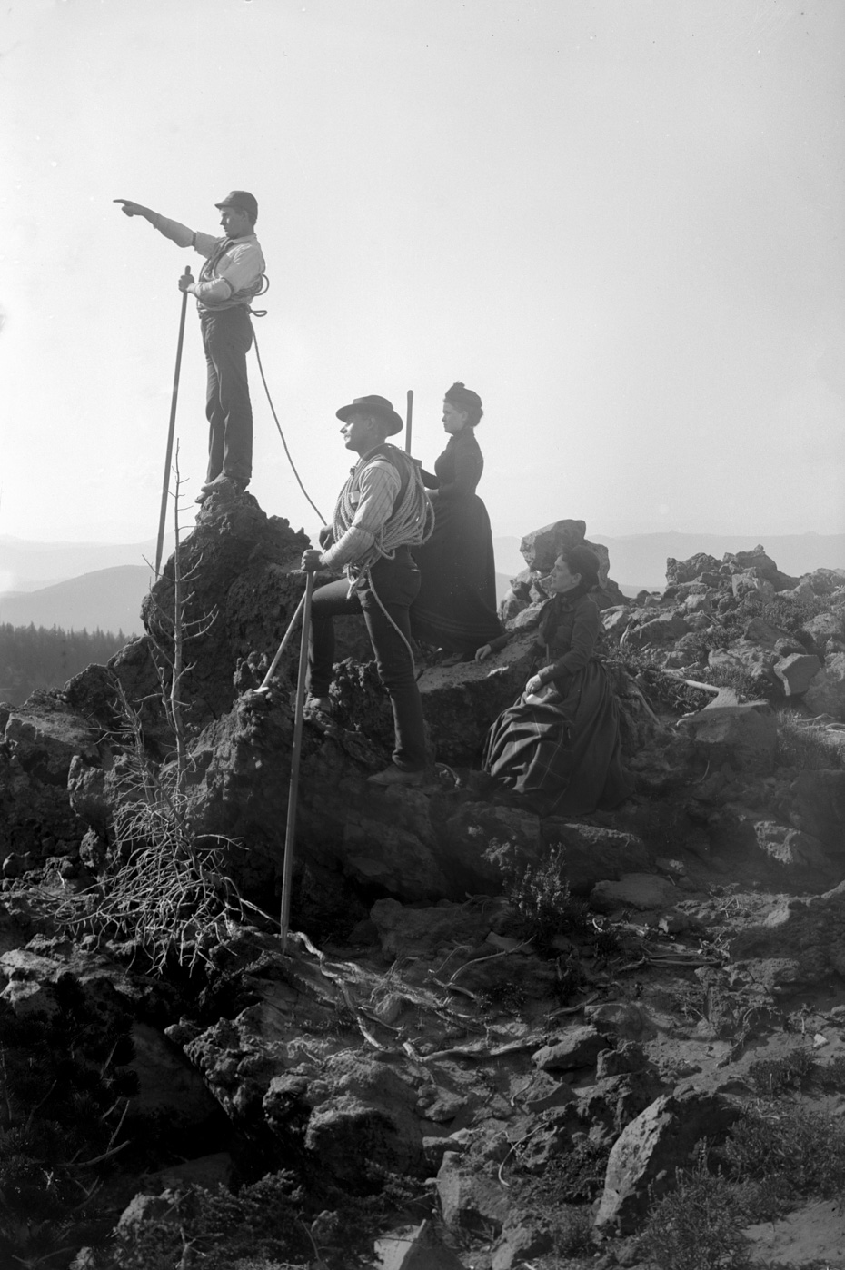 Posing at Cloud Cap