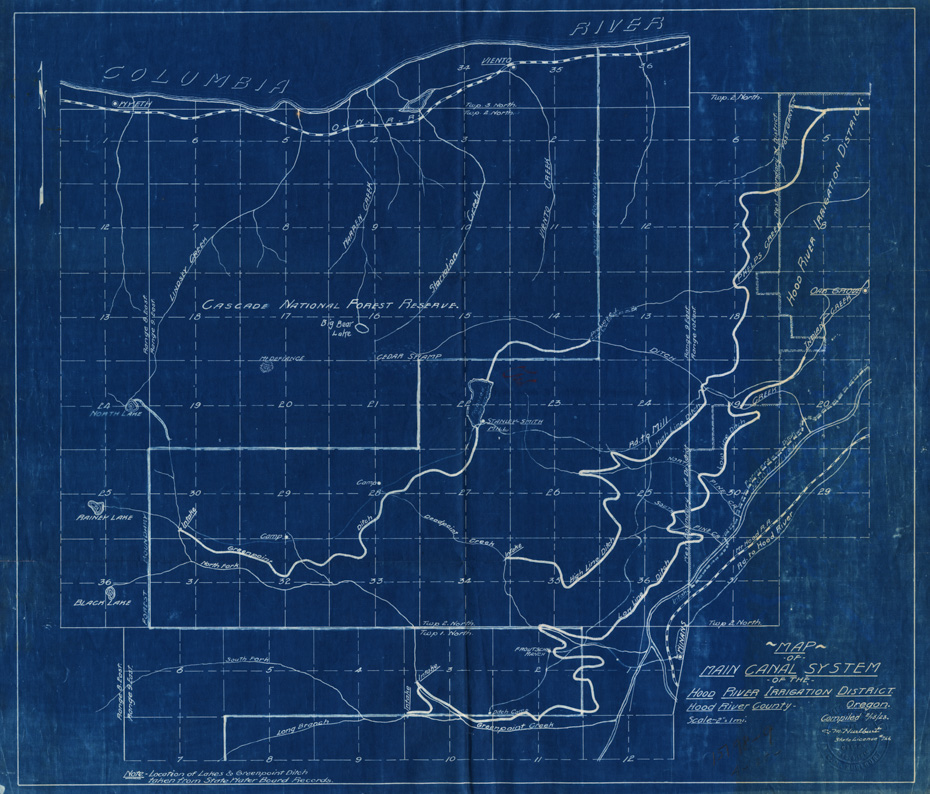 Map of Main Canal System