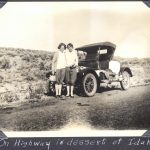 “On Highway in dessert of Idaho”