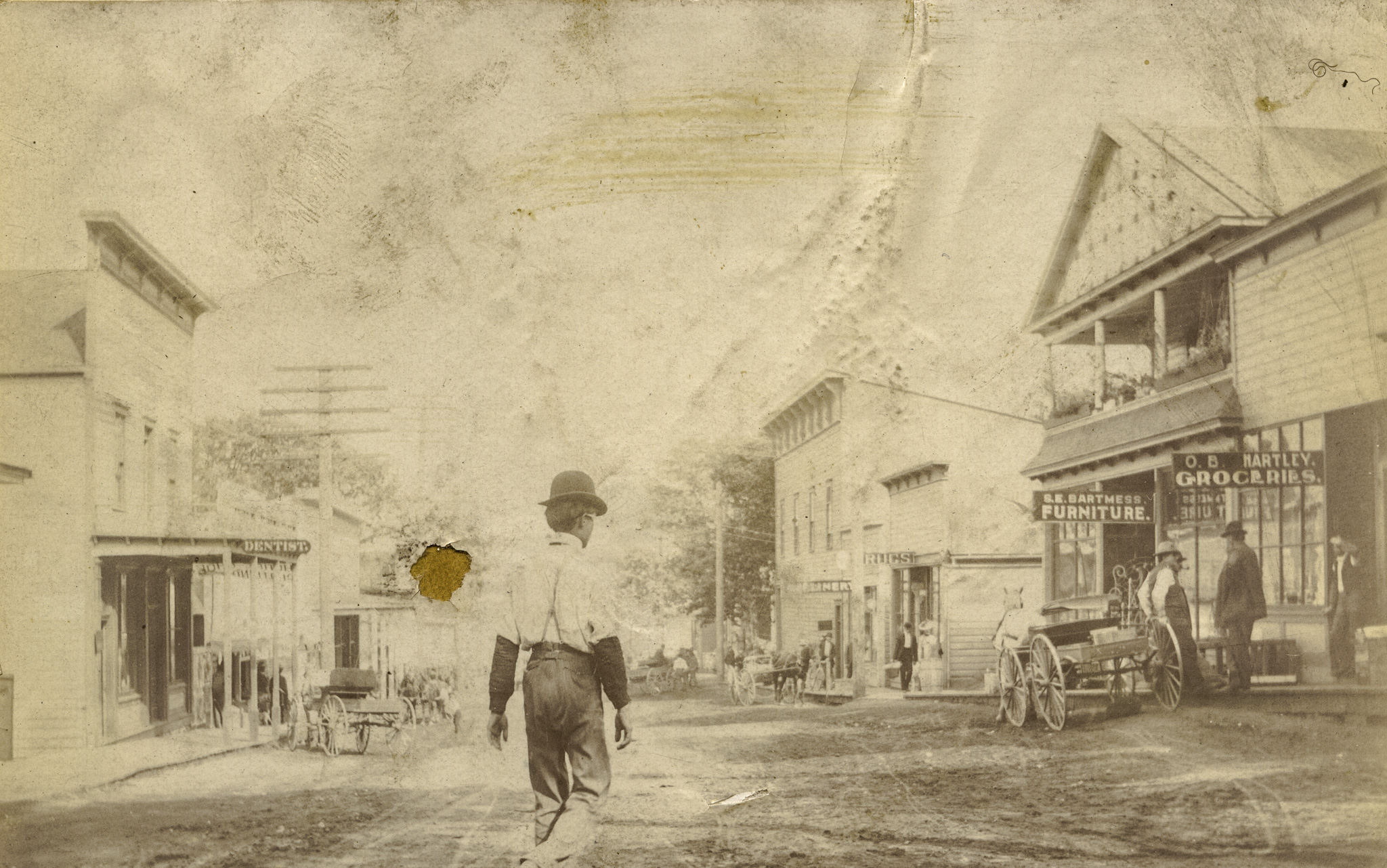 “View of Main Street looking east”