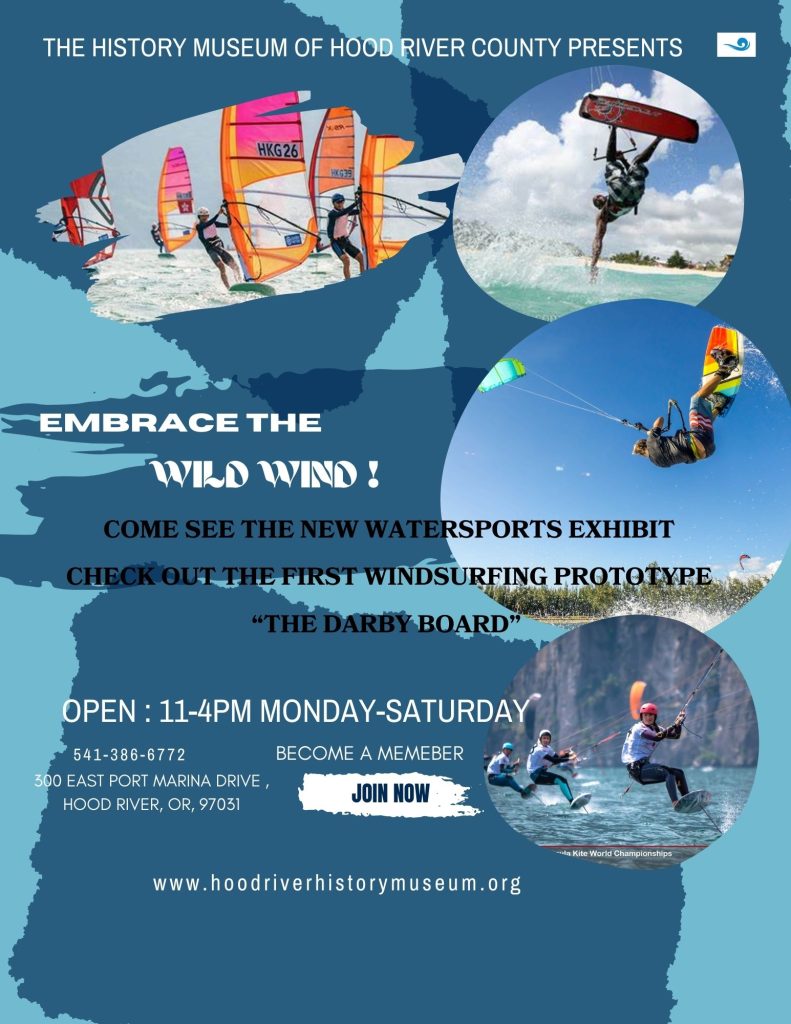 Embrace The Wind Exhibit at the Hood River History Museum