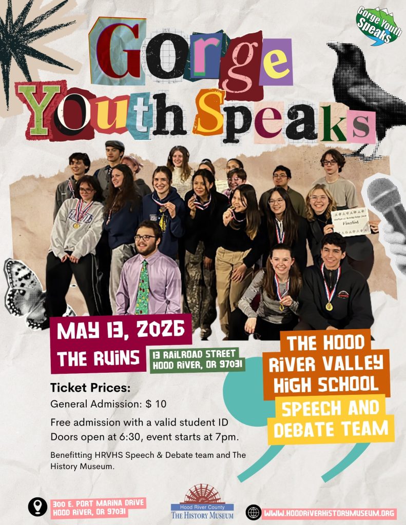 Gorge Youth Speaks at the History Museum of Hood River County
